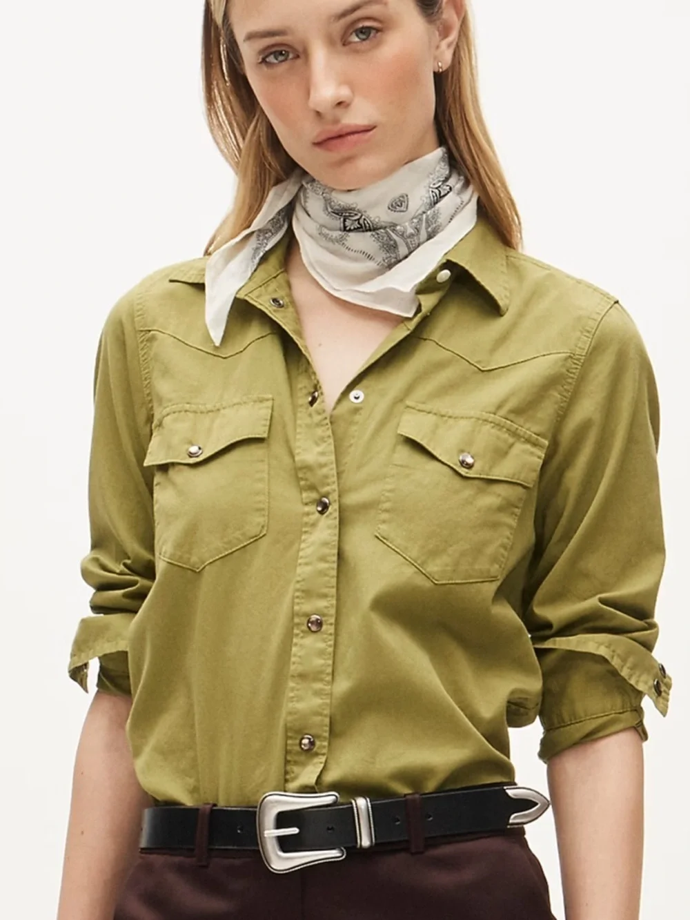 J crew Jules classic-fit shirt in garment dye vibrant fern
